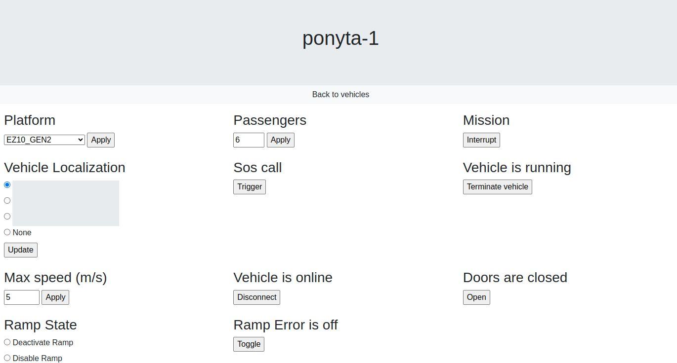 Version actuelle du simulateur